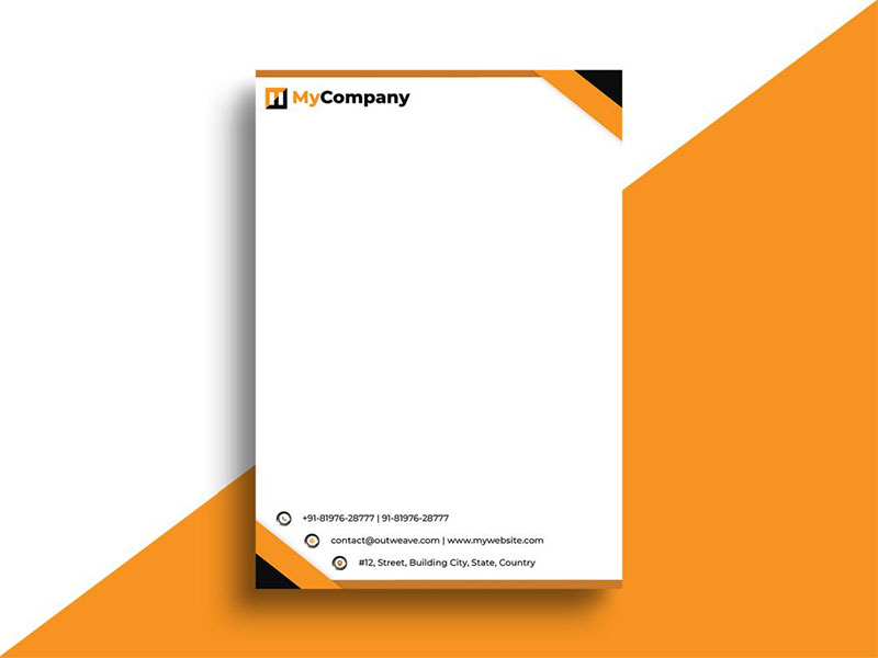 in letterhead