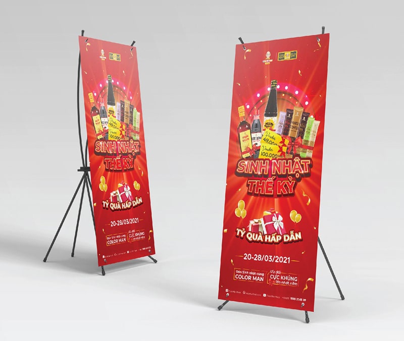 Kích thước banner in ấn
