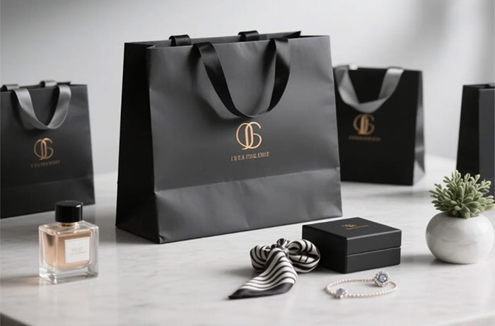 in túi giấy có logo thương hiệu