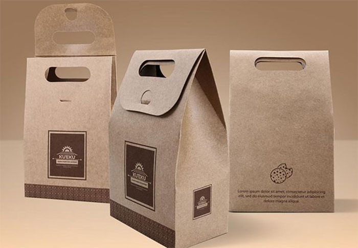 in túi giấy đựng bánh ngọt