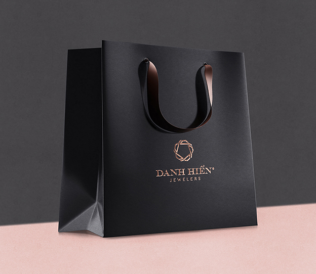 In túi giấy cao cấp có ép kim