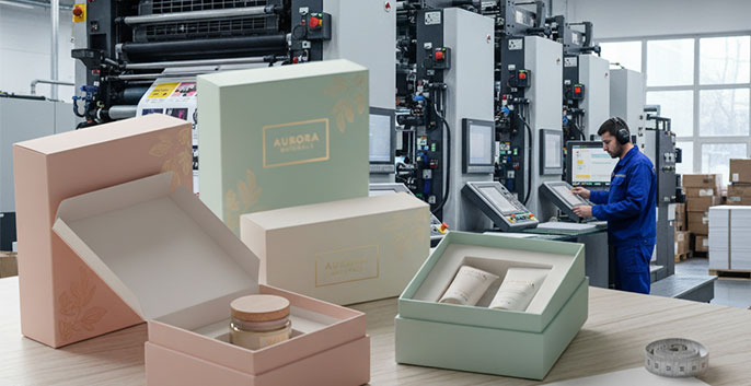 In hộp giấy mỹ phẩm cao cấp