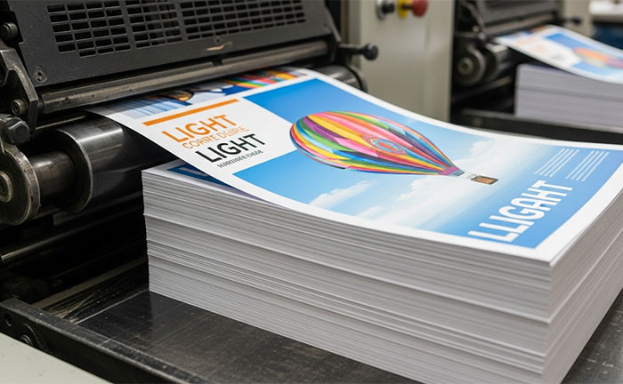 In offset bằng giấy couche cho tờ rơi