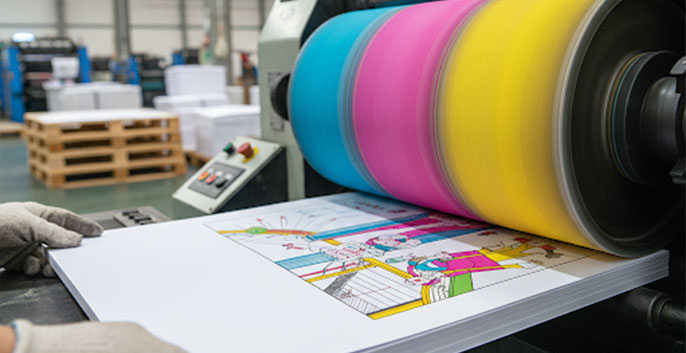 Kỹ thuật in offset trên giấy couche