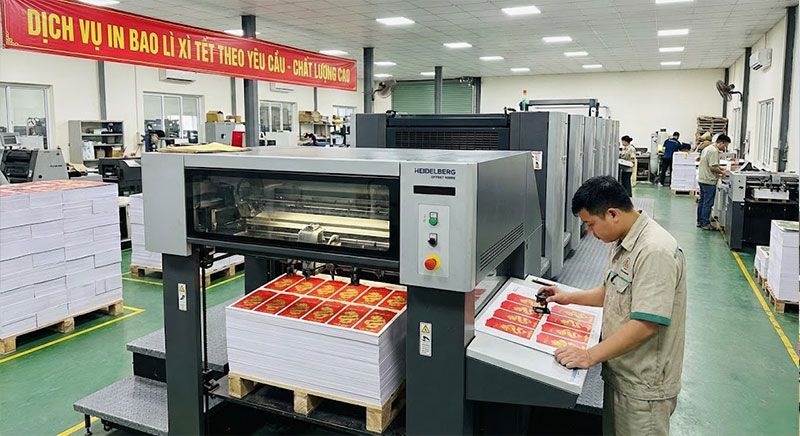 in bao lì xì theo yêu cầu với công nghệ offset - in ấn dp