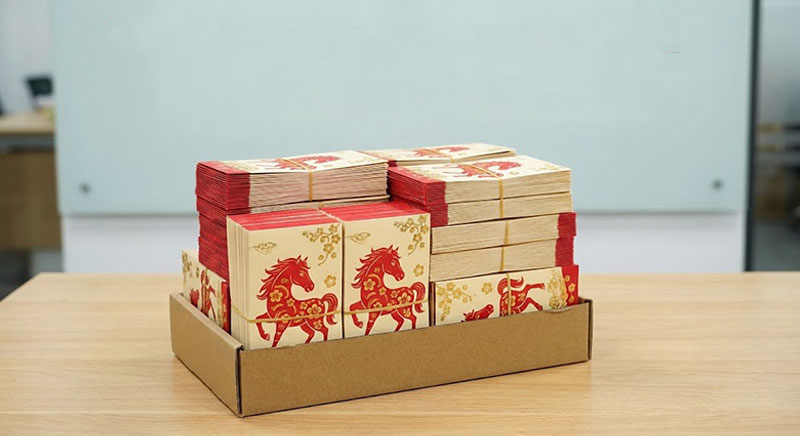 Lựa chọn bao lì xì tết bình ngọ 2026 - in ấn dp