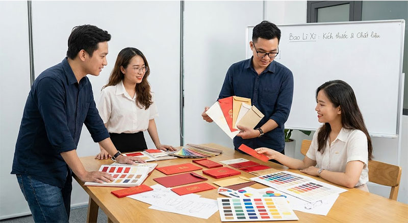 Tư vấn và thiết kế bao lì xì cán màng