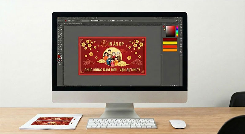 Bố trí nội dụng bao lì xì