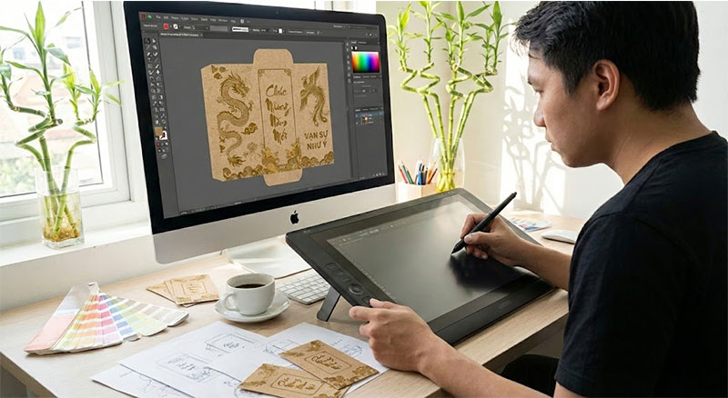 Thiết kế bao lì xì cho năm mới