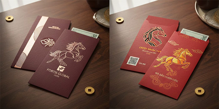 Mẫu in bao lì xì năm 2026 - in ấn db