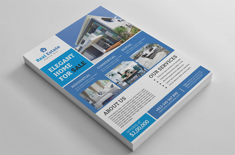 Tờ rơi bất động sản đầy đủ thông tin